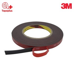 3M 5962 VHB 1.6T 검정색 양면폼테이프 8M 주문제작, 5mm 2롤, 1개