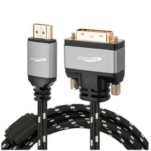 애니포트 HDMI to DVI-D Ve 2.0 양방향 메탈그레이 케이블 AP-DVIHDMI020M