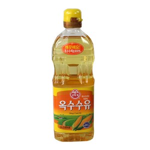 (무)오뚜기 옥수수유0.9L, 3개, 900ml