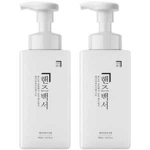 살림백서 핸즈백서 핸드워시 베이비파우더향, 500ml, 2개