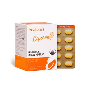 비네이쳐스 리포좀공법 비타민C 1100mg / 3개월분, 1박스, 90정
