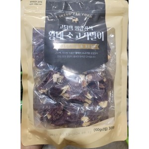 애견간식 황태 소고기말이 300g, 1개