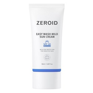 [제로이드] 이지 워시 마일드 선크림 SPF30/PA++++ 50ml, 1개