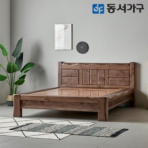 동서가구 프리미엄M 편백 인볼브 키퍼 소나무 통원목 맥반석 Q 돌침대 DF644333, 엔틱, 퀸