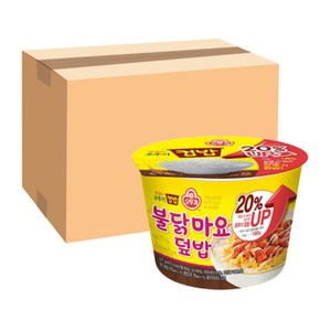 맛있는 오뚜기 컵밥 불닭마요덮밥, 277g, 12개