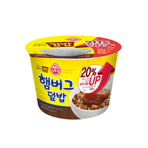 맛있는 오뚜기 컵밥 햄버그덮밥, 310g, 5개