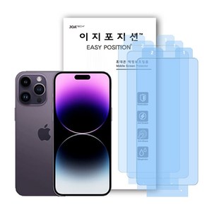 이지포지션 지문방지 저반사 무광택 액정보호 필름 3매, 1개