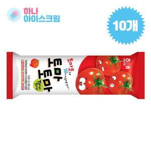 해태 토마토마 쭈쭈바 아이스크림, 10개, 120ml