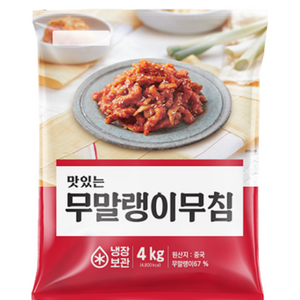 반찬단지 맛있는 무말랭이, 4kg, 1개