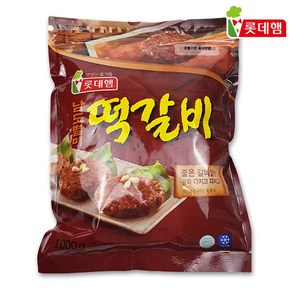 롯데푸드 남도별미 떡갈비 1kg, 1개