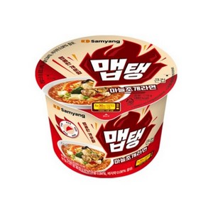 맵탱 큰컵 마늘조개라면 110g, 16개