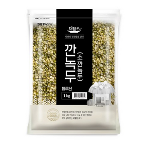 더담은 소 깐녹두, 1kg, 1개