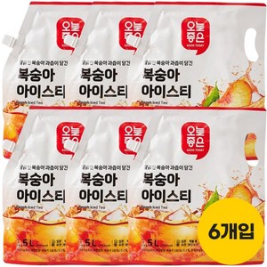 오늘좋은 복숭아 아이스티 기획 1.5L, 6개