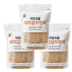 저당곡물 돼지감자 현미, 3개, 800g