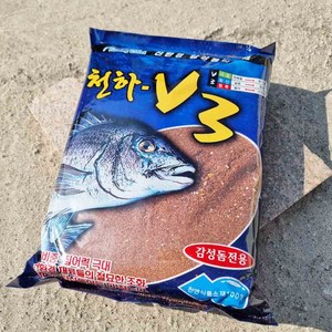 낚시여행 천하 V3 1.9KG 감성돔 집어제 파우더 바다낚시 밑밥, 천하 V3 1봉, 1개