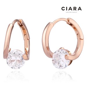 CIARA 14K Terni 스톤후크 원터치 귀걸이(GoldPlated)