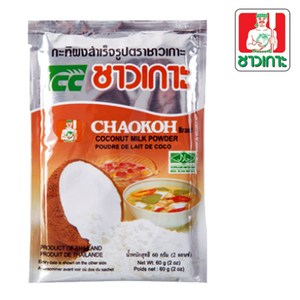 태국 CHAOKOH 차오코 코코넛 밀크 파우더 60g / COCONUT MILK POWDER 비건 할랄 글루텐프리 차오코, 1개