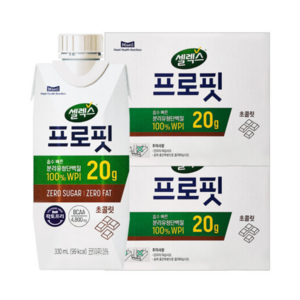 매일 셀렉스 웨이프로틴 초콜릿, 330, 330ml, 24개