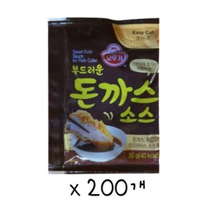 오뚜기 일회용 부드러운 돈까스소스, 30g, 200개