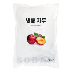 [이안] 냉동 자두 1kg/반태 중국산 하프컷, 1kg, 5개