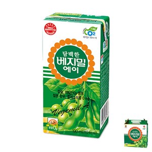 베지밀 담백한 에이, 190ml, 64개