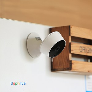 Sophlive cctv 스마트폰 홈카메라 화이트 SLM-Mini 8s, Sophlive 홈캠 아기 강아지 소리감지, 1개