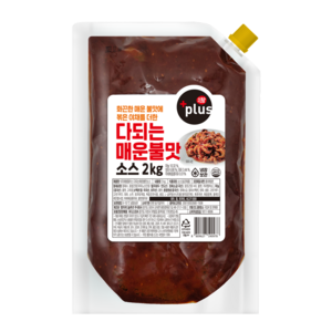 식자재왕플러스 다되는 매운불맛소스 2kg, 1개