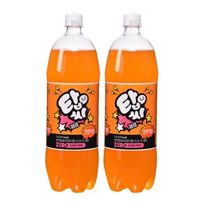 탑씨 일화 제로 오렌지 탄산음료, 1.5L, 12개