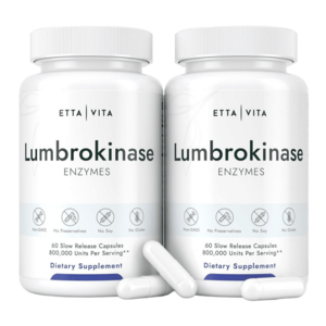 룸브로키나제 Lumbokinase 엔자임 40mg 60캡슐 2병, 2개, 60정