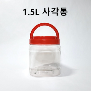 젓갈통 1.5L 사각통 에스디상사 대광구 고추장통 된장통 매실통 배송비X 김치통 깍두기통, 10개