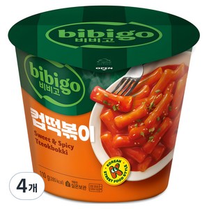 비비고 컵떡볶이, 4개, 110g