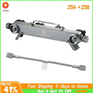 4 In 2 부탄 어댑터 나사 타입 호스 분리 난로 가스 카트리지 헤드 캠핑용 스토브 전환, 2.Z54 Adapter, 2.Z54 Adapter