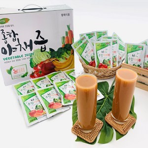 양배추 당근 브로콜리 사과 바나나 야채즙 다이어트 종합야채즙 30포50포, 100ml, 50개