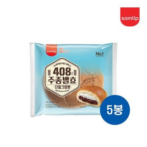 삼립 주종 단팥크림빵 115g, 5개