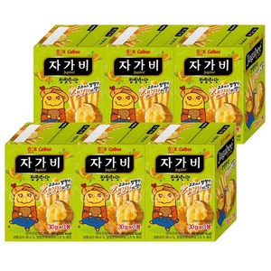 해태제과 자가비 짭잘한맛, 90g, 5개