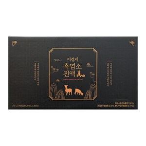 이경제 흑염소진액 진 리뉴얼, 70ml, 30개