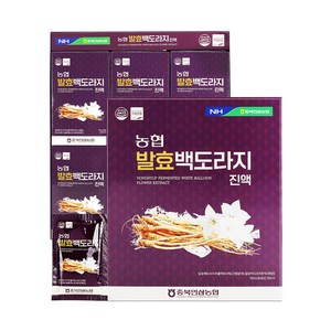 충북인삼농협 발효 백도라지 진액 70ml x 30포, 2개