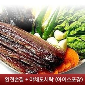 포항 구룡포 햇과메기/ 꽁치 과메기 완전손질+특수쌈채소풀야채포함, 1세트, 야채풀세트 중(10마리)