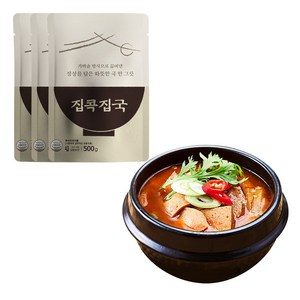 집콕집국 부대찌개 500g, 3개