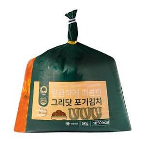 그리닷 국내산 포기김치 5kg, 2개