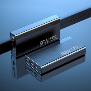 66W 고속 보조배터리 20000mAh 30000mAh 초슬림 대용량 다양한 용량, 은하 블랙