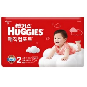 하기스 NEW 매직컴포트 밴드형 기저귀 남여공용 소형 4~8kg, 2단계, 150개