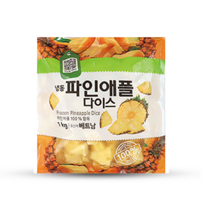 냉동 파인애플 다이스 1kg, 1개