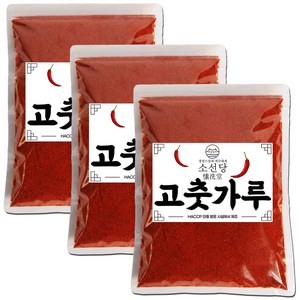 소선당 시어머니가 탐내는 한식용 김장 고춧가루, 1kg, 3개