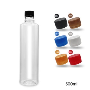 MIR 일자페트병 500ml (100개), 100개