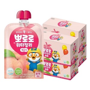 팔도 뽀로로 워터젤리 복숭아, 120ml, 40개