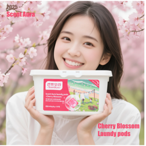 센트오라 캡슐세제 체리블라썸 벚꽃향 중성세제, 1개, 50개입