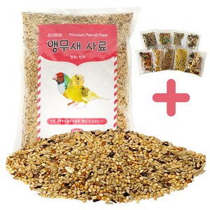 리아펫 잉꼬 새모이 프리미엄 앵무새 새사료 600g, 1개