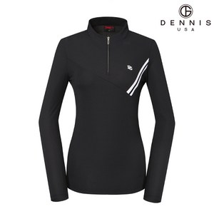[DENNIS] 여성)사선배색 반짚업 티셔츠_NAMSLTS055