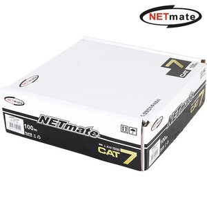 넷메이트 NM-US7100Z CAT.7 SSTP 다이렉트 케이블 100m, 1개